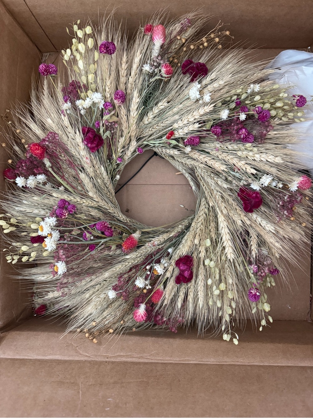 Pottery Barn Wildflower Meadow Wreath, 20"
